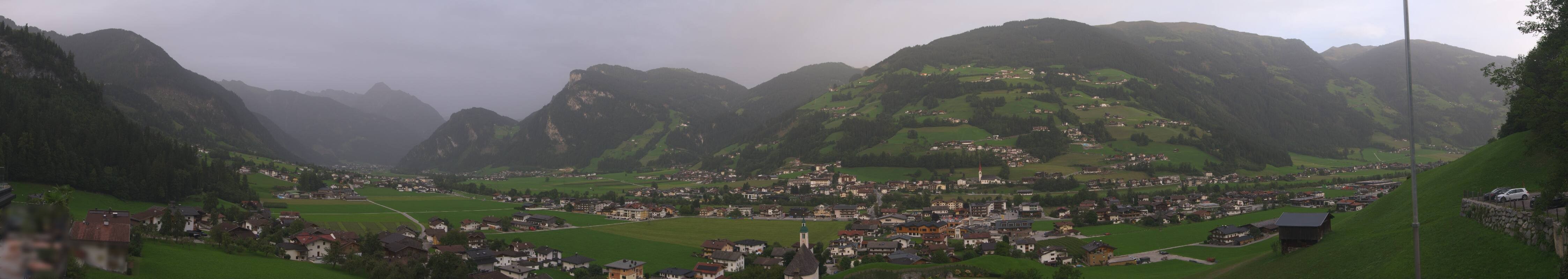 Archiv Foto Webcam Blick von Bichl auf Mayrhofen