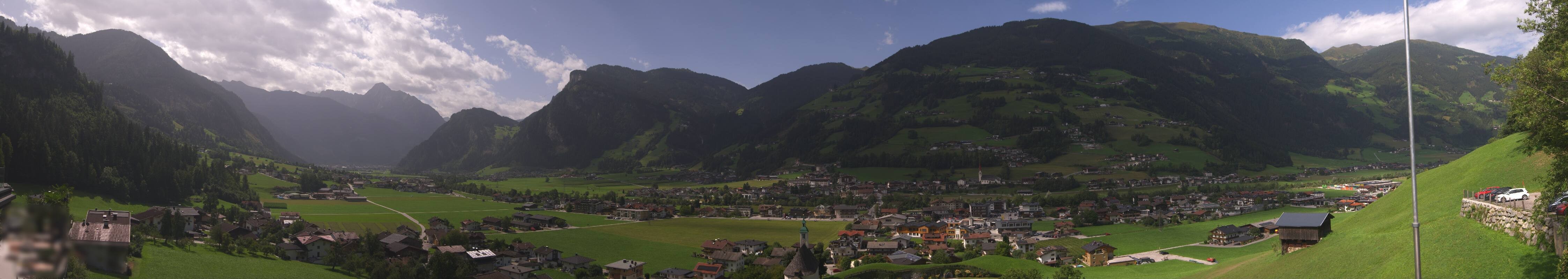 Archiv Foto Webcam Blick von Bichl auf Mayrhofen