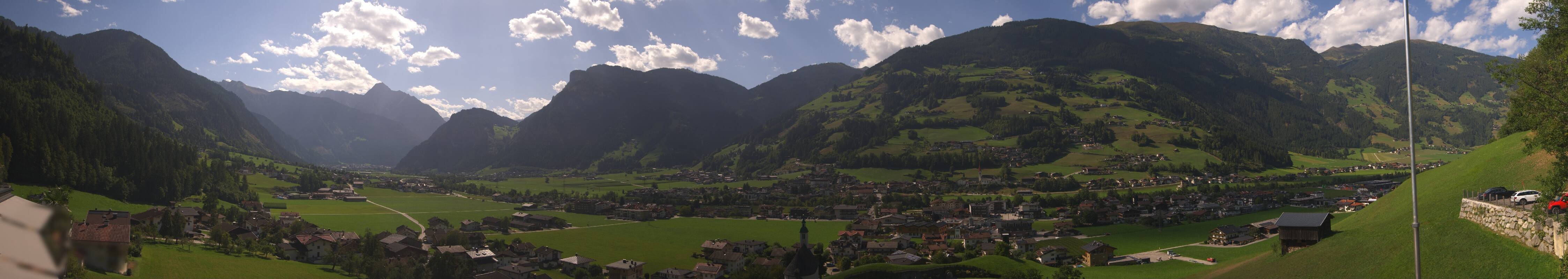 Archiv Foto Webcam Blick von Bichl auf Mayrhofen