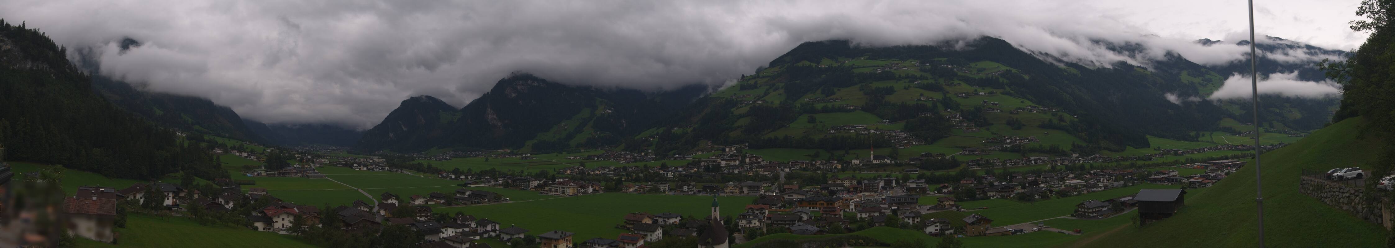 Archiv Foto Webcam Blick von Bichl auf Mayrhofen