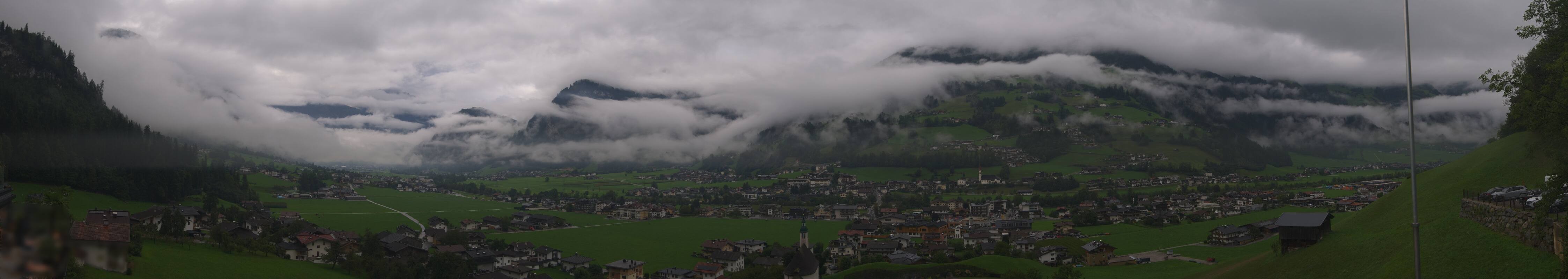 Archiv Foto Webcam Blick von Bichl auf Mayrhofen