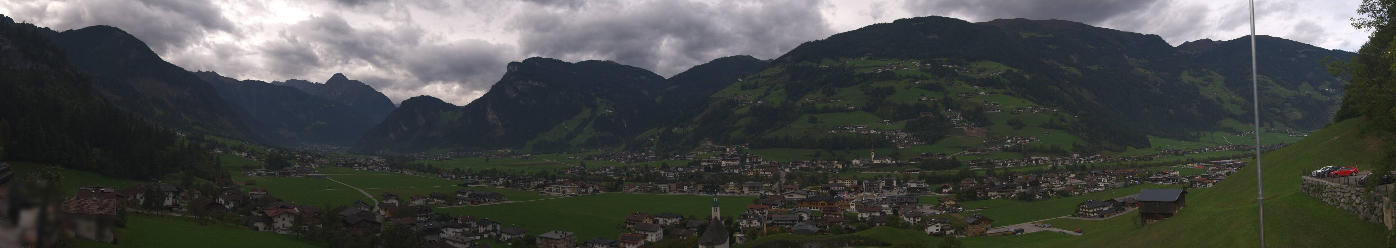 Archiv Foto Webcam Blick von Bichl auf Mayrhofen