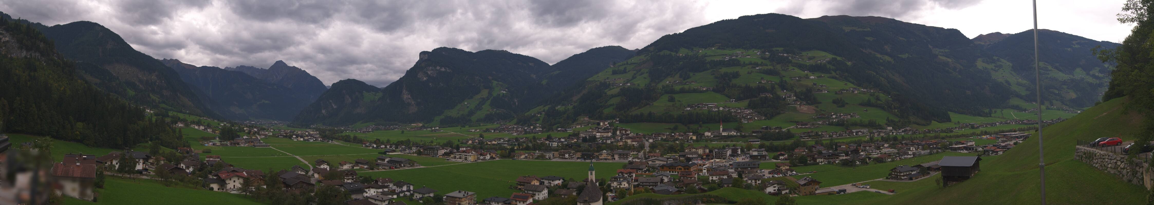 Archiv Foto Webcam Blick von Bichl auf Mayrhofen