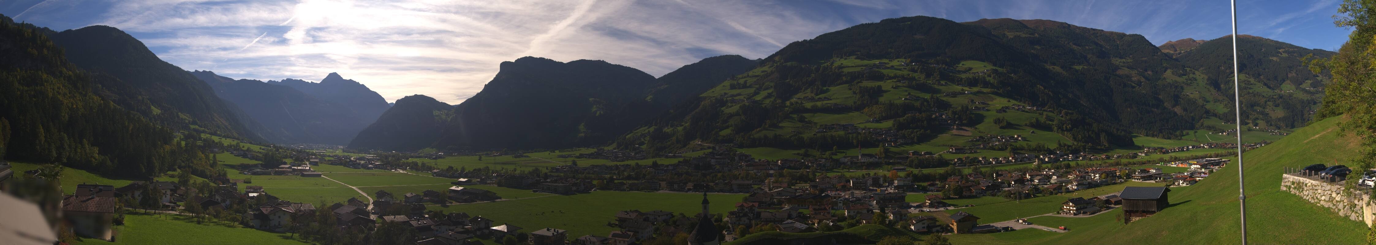 Archiv Foto Webcam Blick von Bichl auf Mayrhofen
