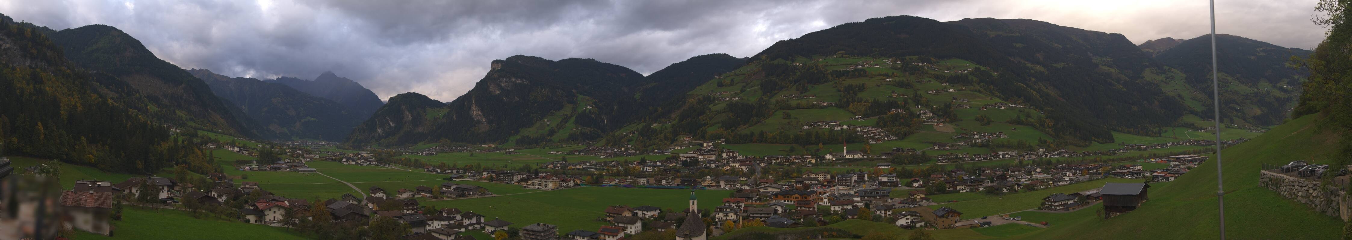 Archiv Foto Webcam Blick von Bichl auf Mayrhofen