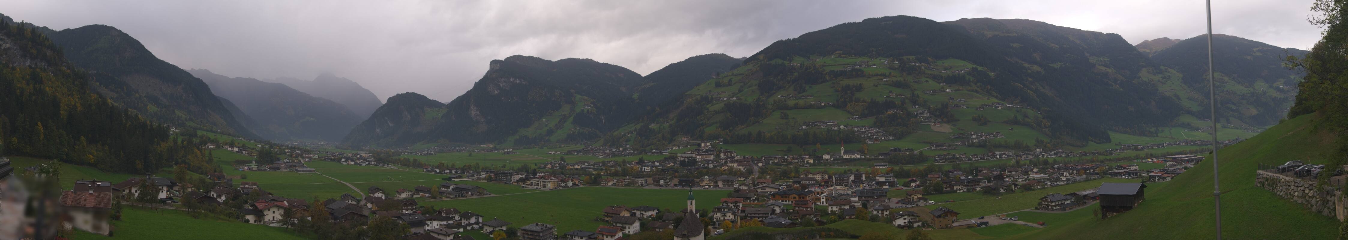 Archiv Foto Webcam Blick von Bichl auf Mayrhofen