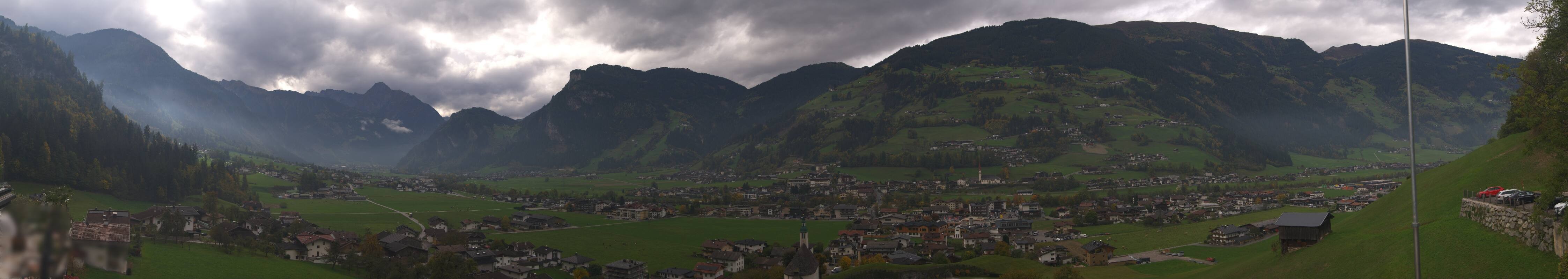 Archiv Foto Webcam Blick von Bichl auf Mayrhofen