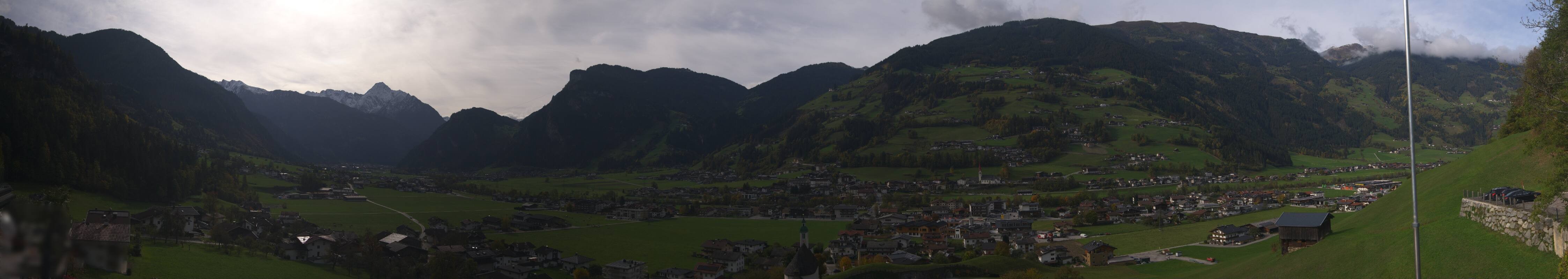 Archiv Foto Webcam Blick von Bichl auf Mayrhofen
