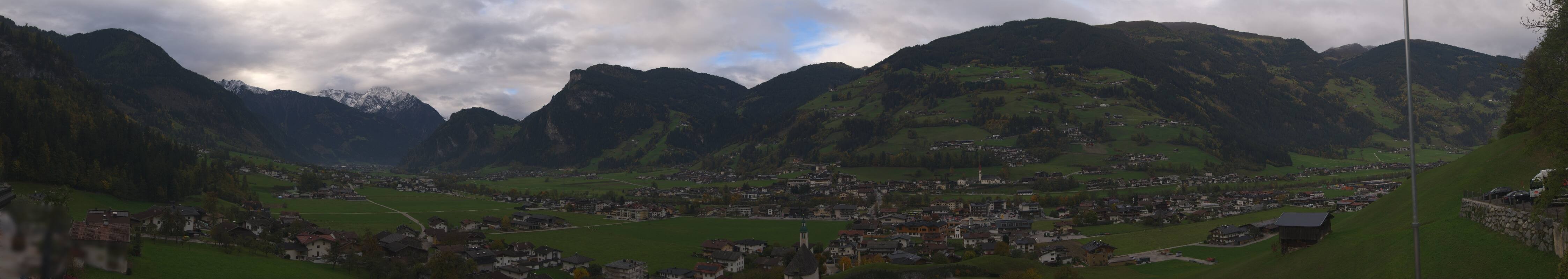Archiv Foto Webcam Blick von Bichl auf Mayrhofen