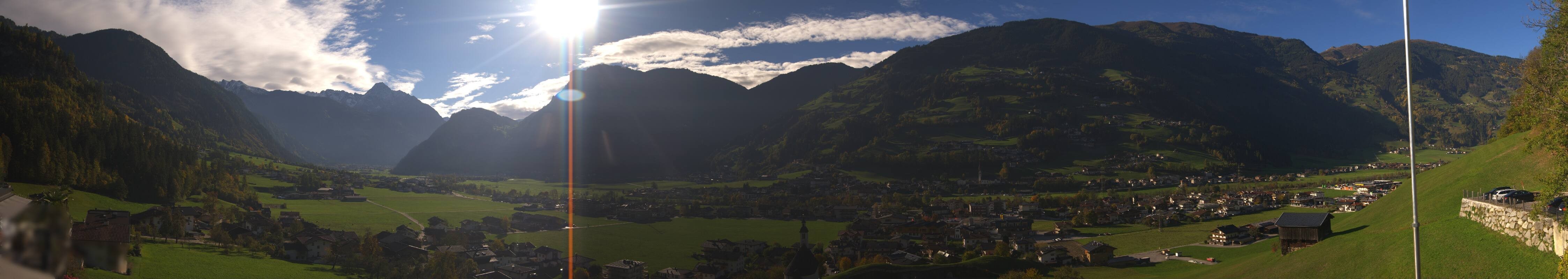 Archiv Foto Webcam Blick von Bichl auf Mayrhofen