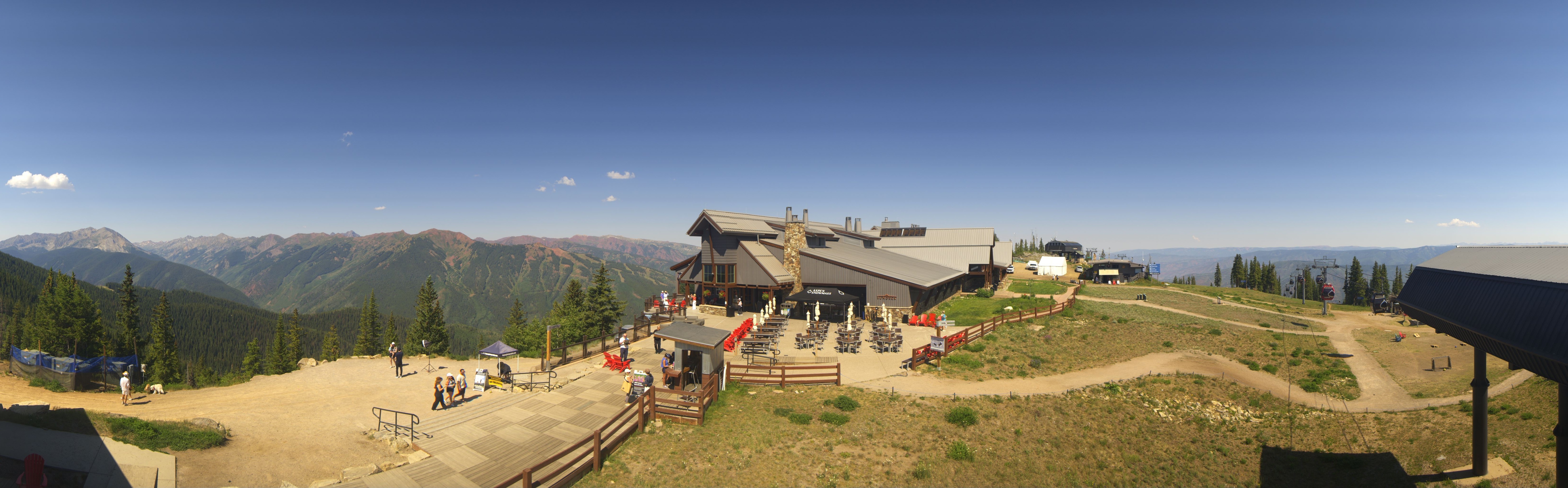 Archiv Foto Webcam Aspen Mountain Bergstation