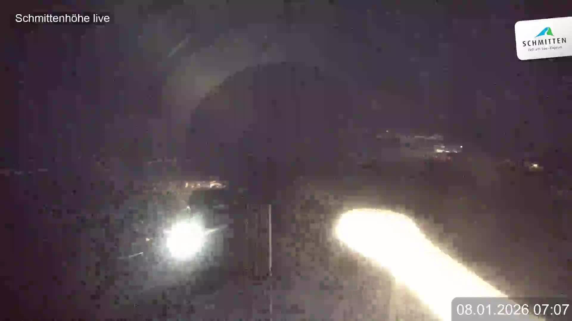 Archiv Foto Webcam Blick vom Gipfel der Schmittenhöhe