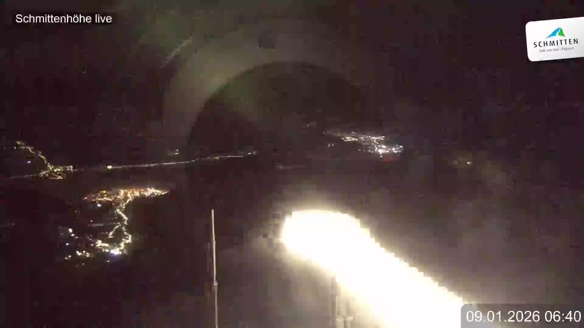 Archiv Foto Webcam Blick vom Gipfel der Schmittenhöhe