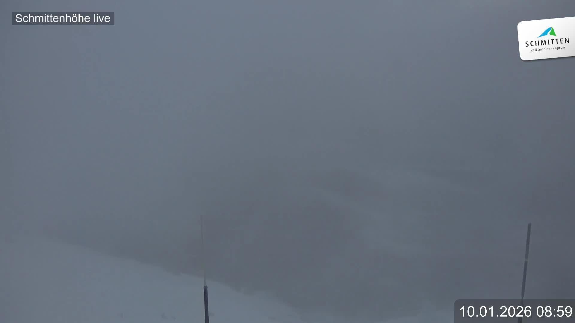 Archiv Foto Webcam Blick vom Gipfel der Schmittenhöhe