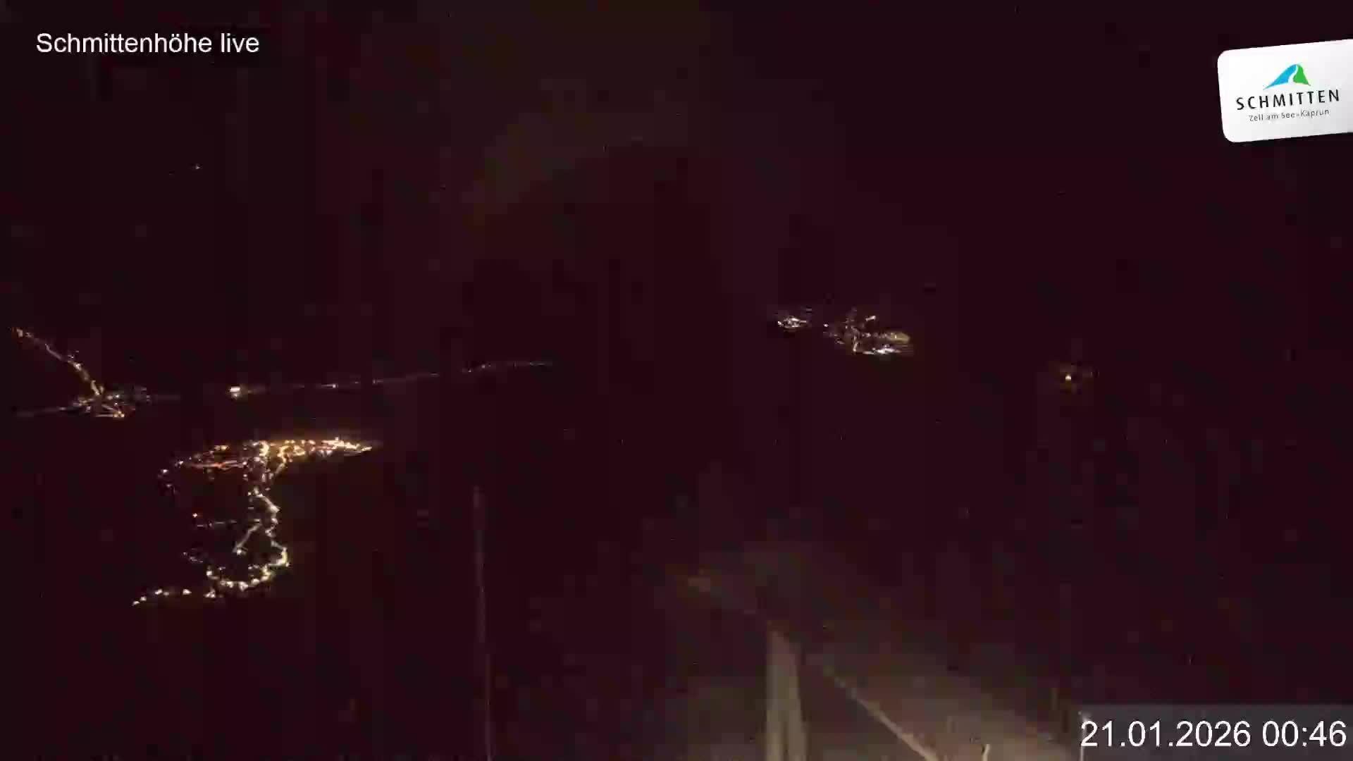 Archiv Foto Webcam Blick vom Gipfel der Schmittenhöhe