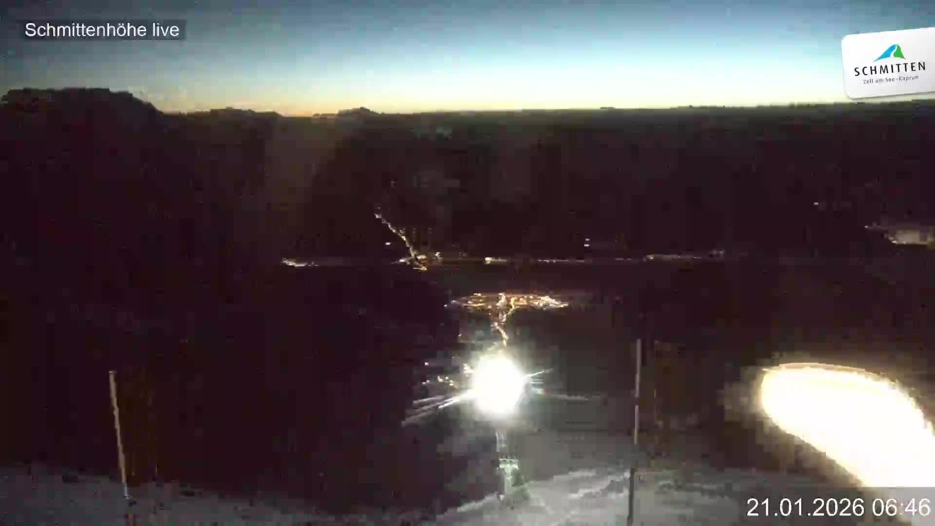 Archiv Foto Webcam Blick vom Gipfel der Schmittenhöhe