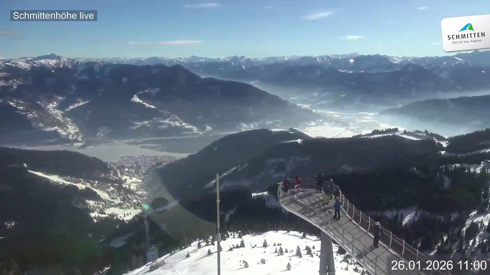 Archived image Webcam View Schmittenhöhe