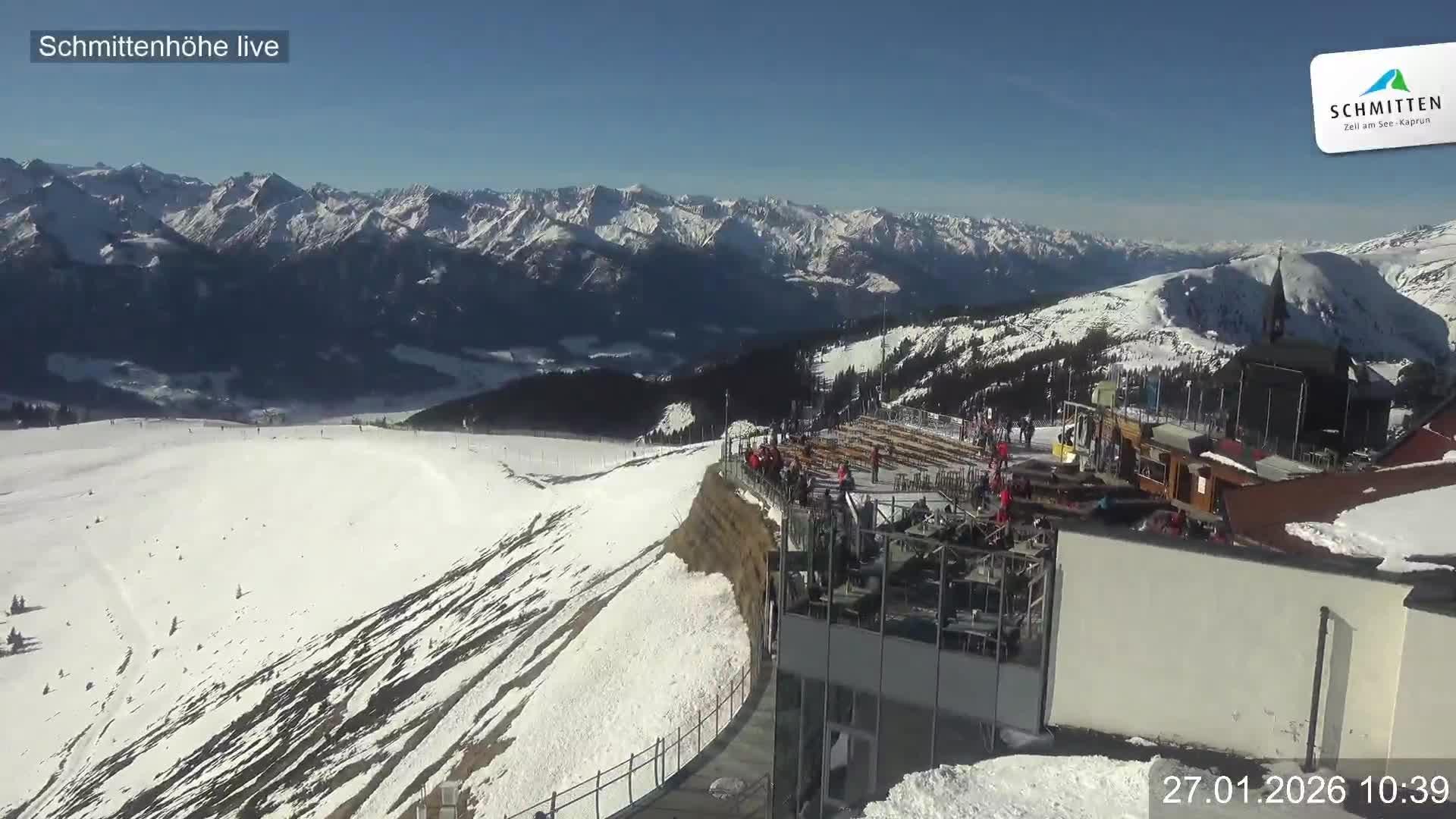 Archived image Webcam View Schmittenhöhe