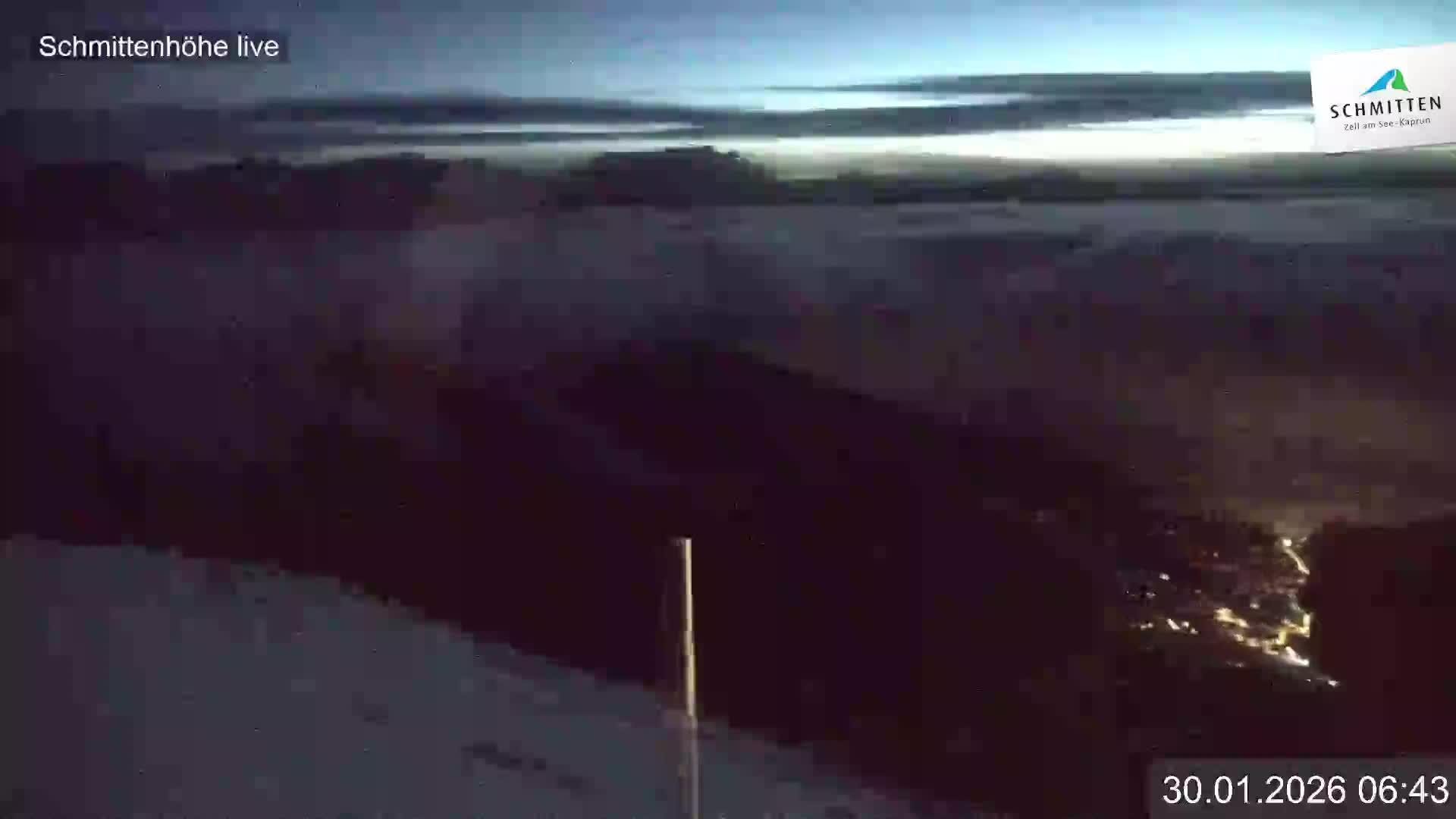 Archiv Foto Webcam Blick vom Gipfel der Schmittenhöhe