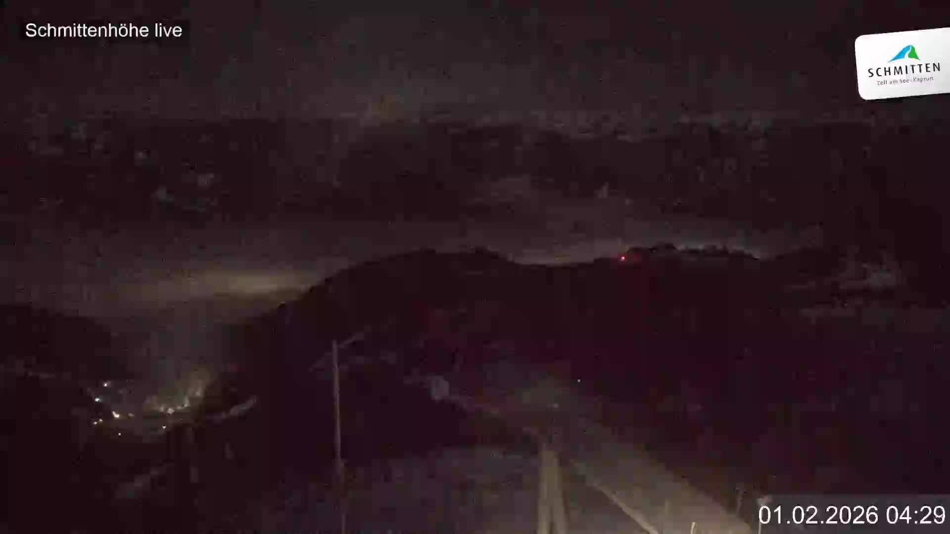 Archiv Foto Webcam Blick vom Gipfel der Schmittenhöhe