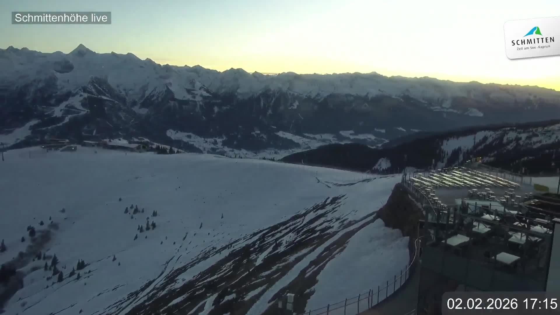 Archived image Webcam View Schmittenhöhe