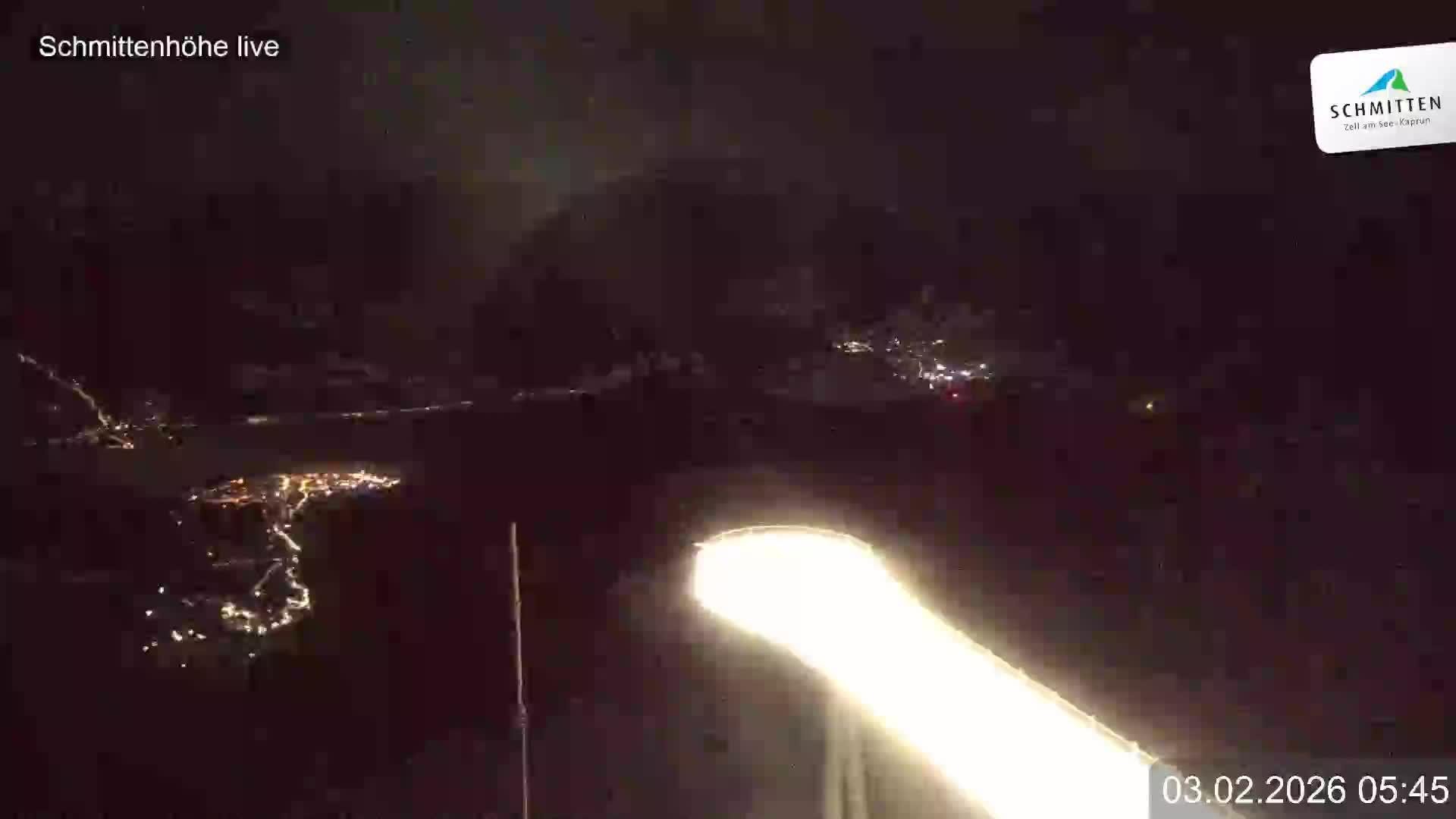 Archiv Foto Webcam Blick vom Gipfel der Schmittenhöhe