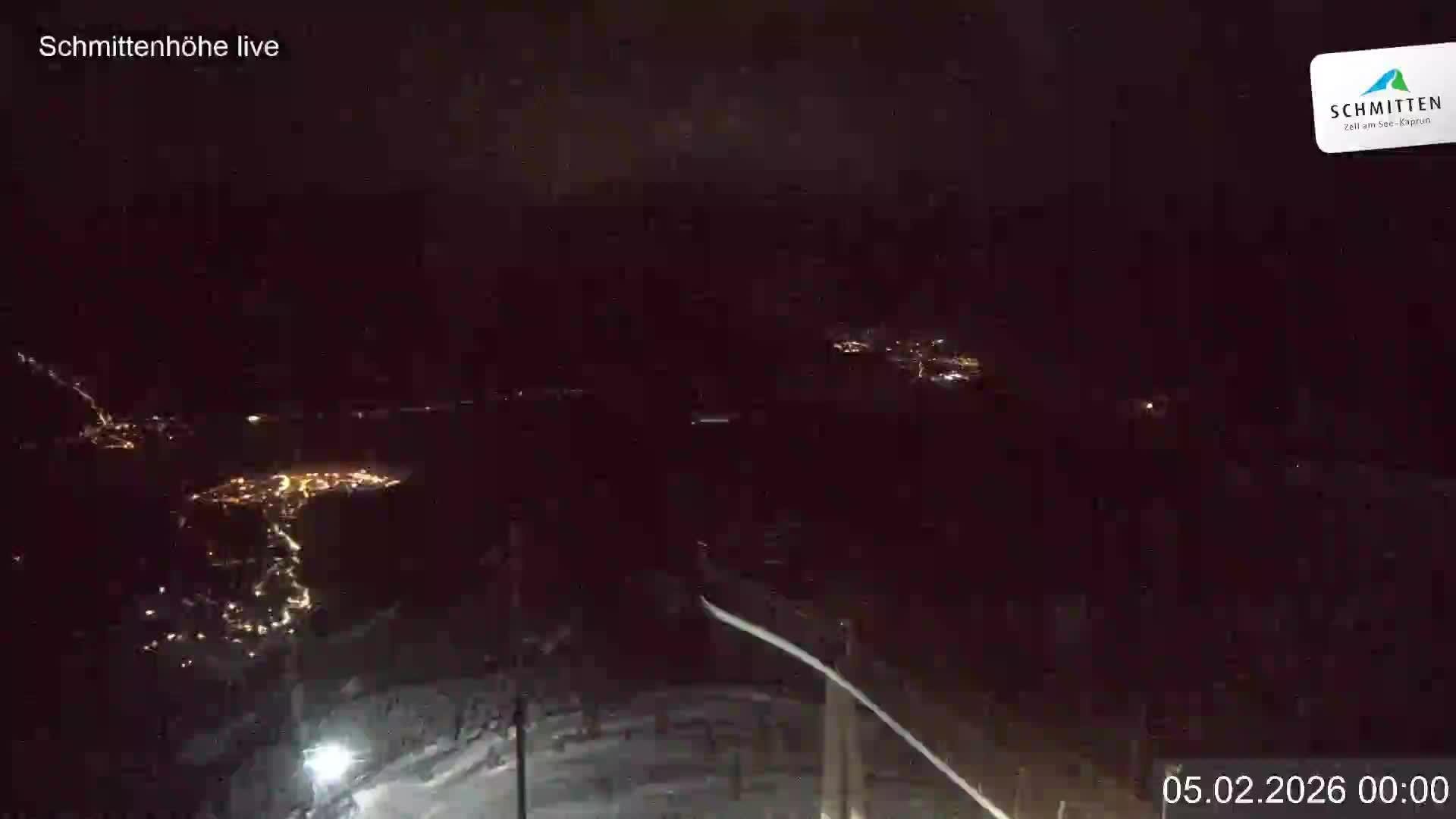 Archiv Foto Webcam Blick vom Gipfel der Schmittenhöhe