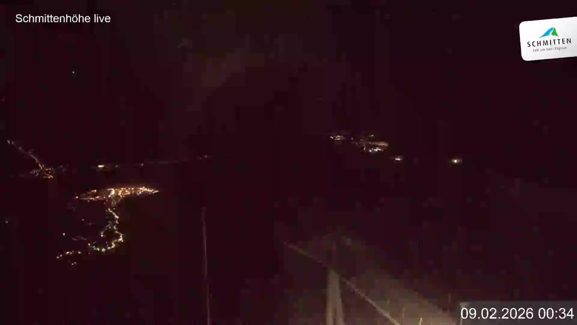 Archiv Foto Webcam Blick vom Gipfel der Schmittenhöhe