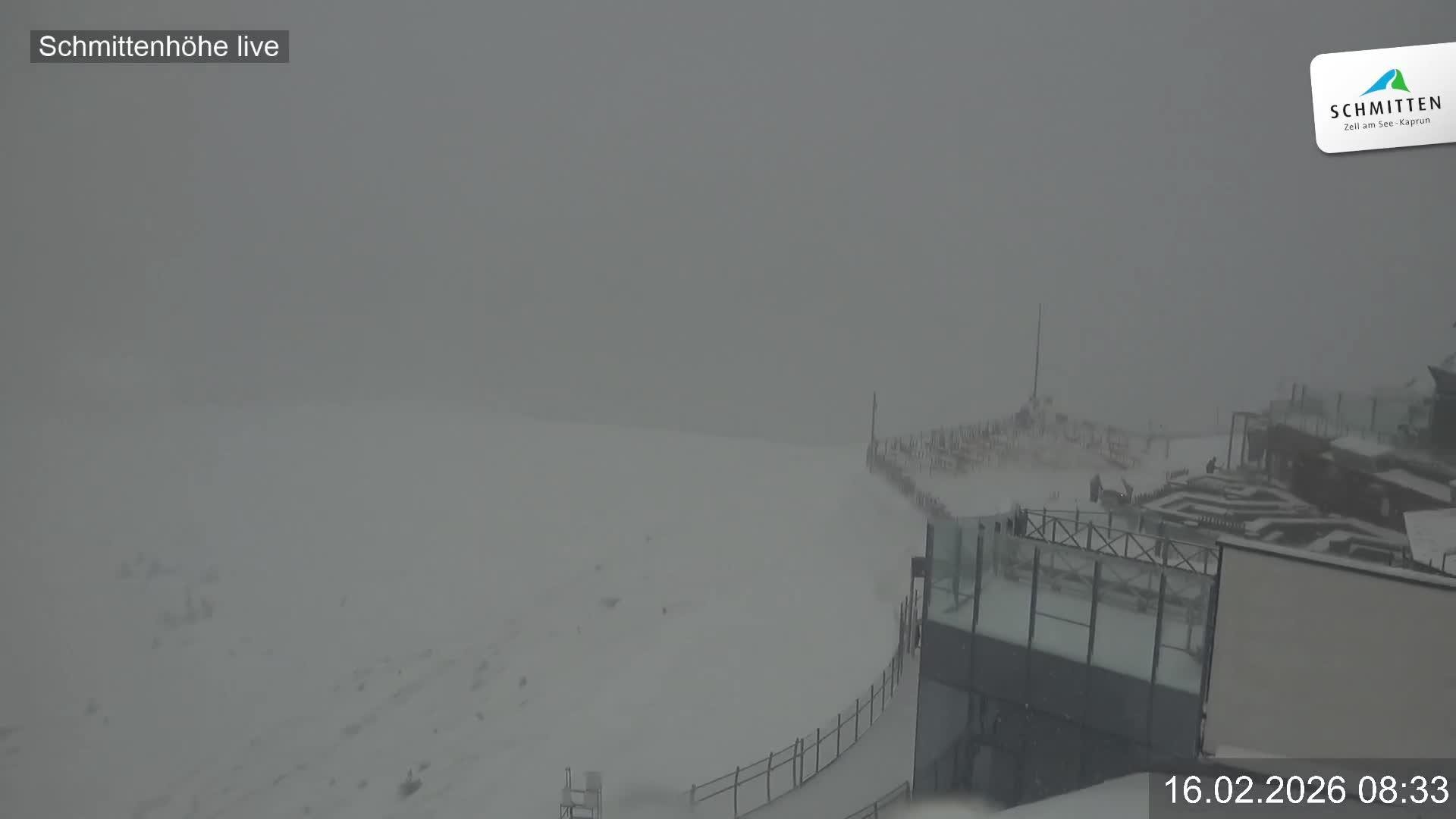 Archived image Webcam View Schmittenhöhe