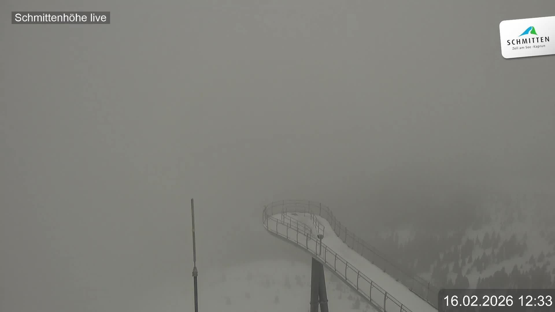 Archived image Webcam View Schmittenhöhe