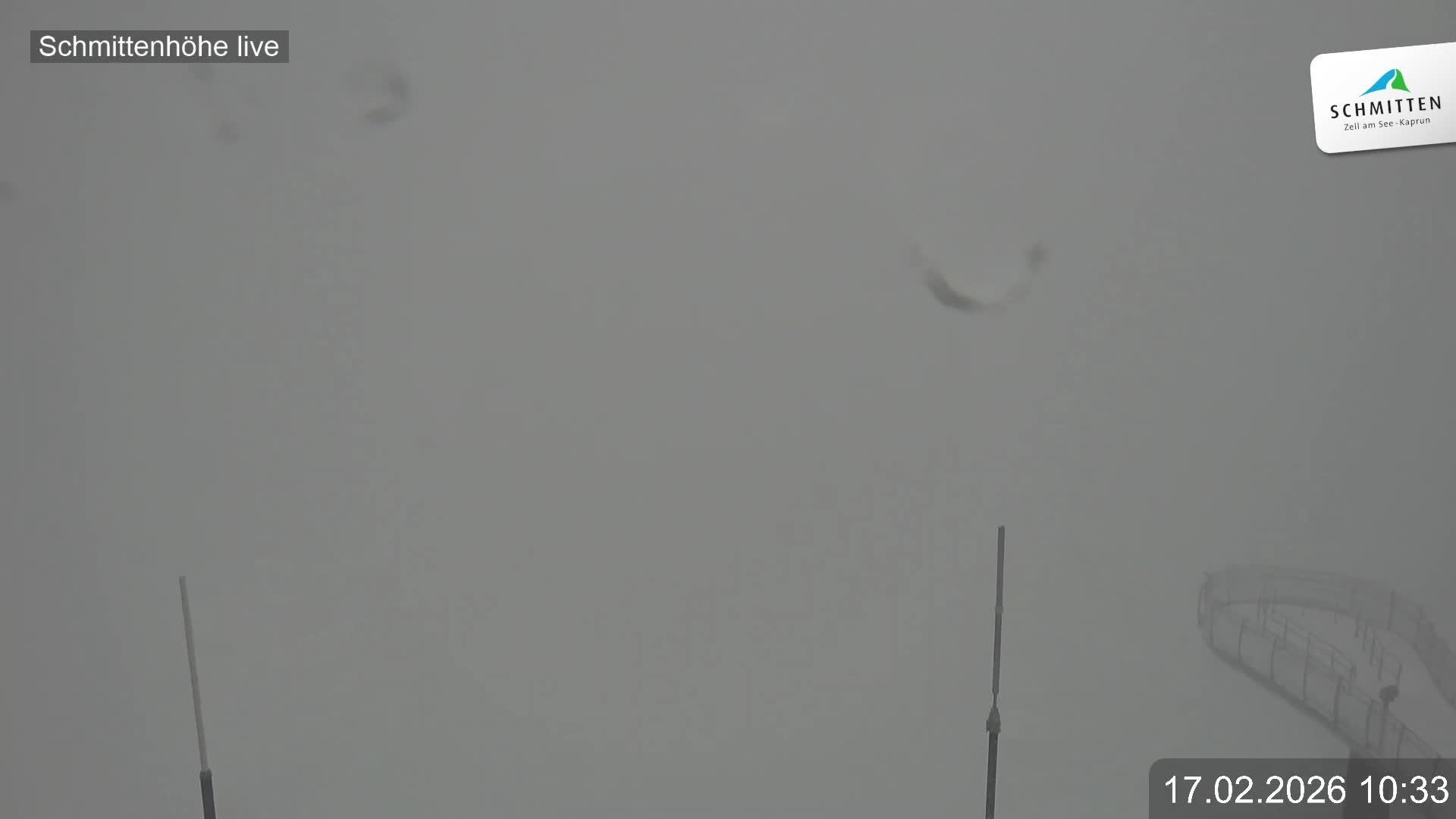 Archiv Foto Webcam Blick vom Gipfel der Schmittenhöhe