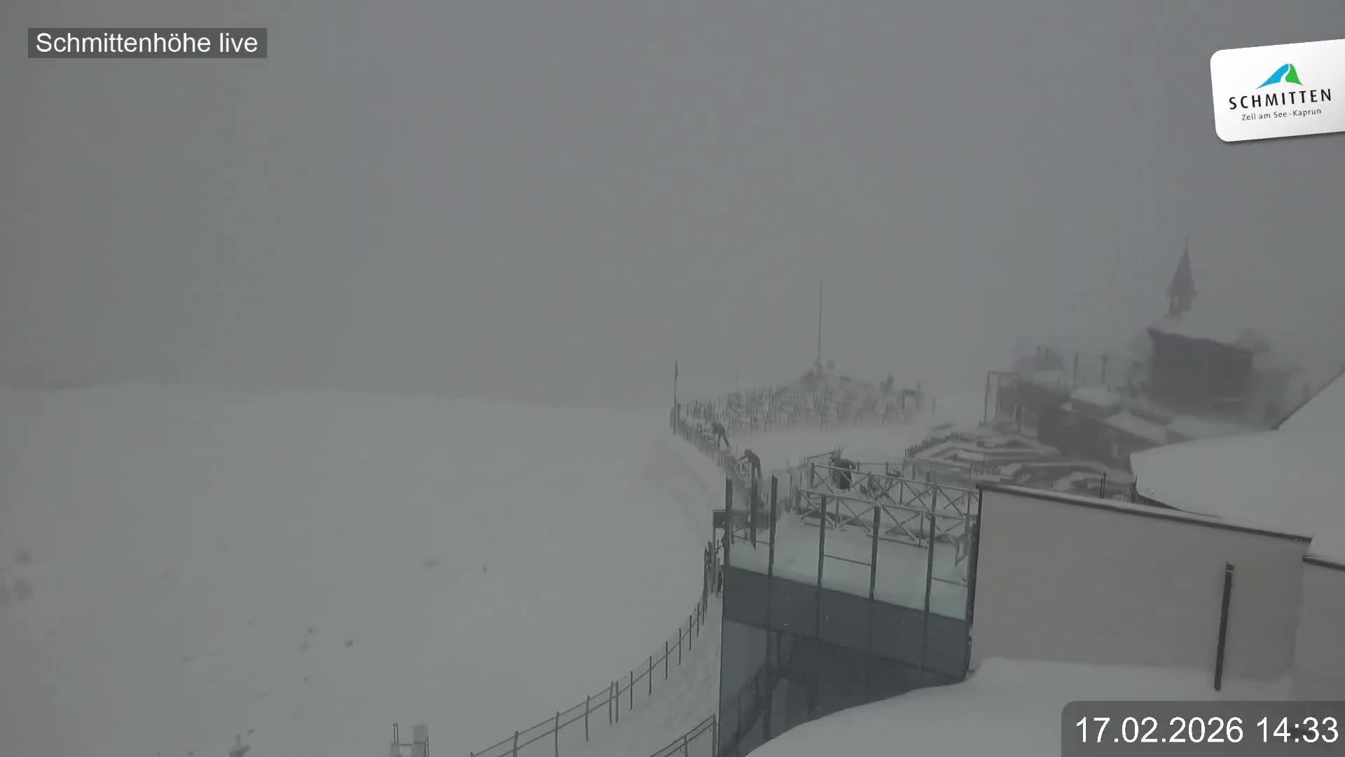 Archiv Foto Webcam Blick vom Gipfel der Schmittenhöhe