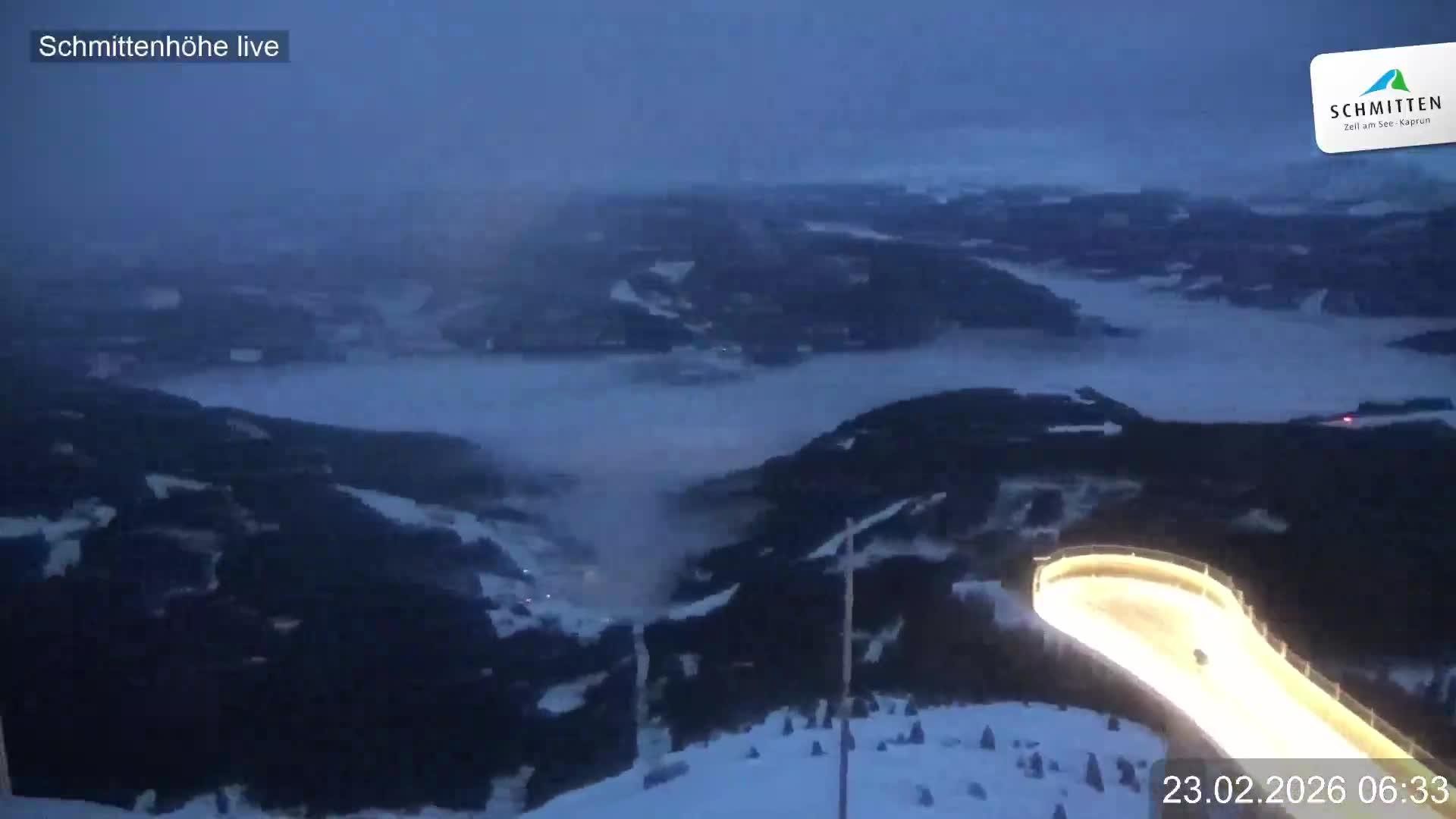 Archiv Foto Webcam Blick vom Gipfel der Schmittenhöhe