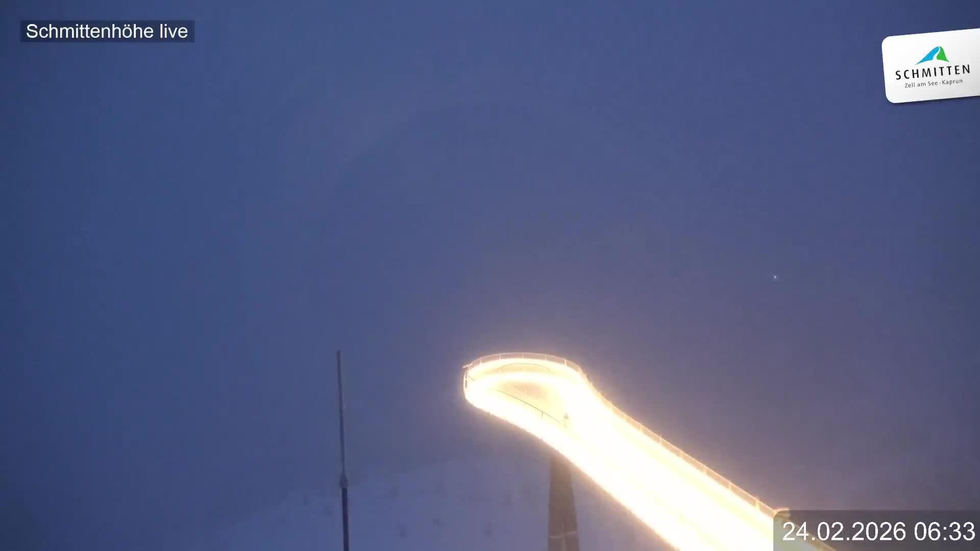 Archiv Foto Webcam Blick vom Gipfel der Schmittenhöhe