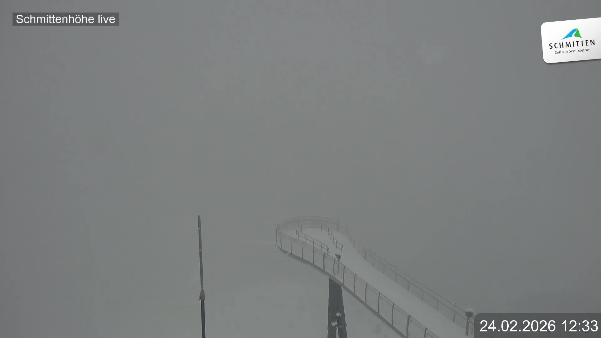 Archiv Foto Webcam Blick vom Gipfel der Schmittenhöhe