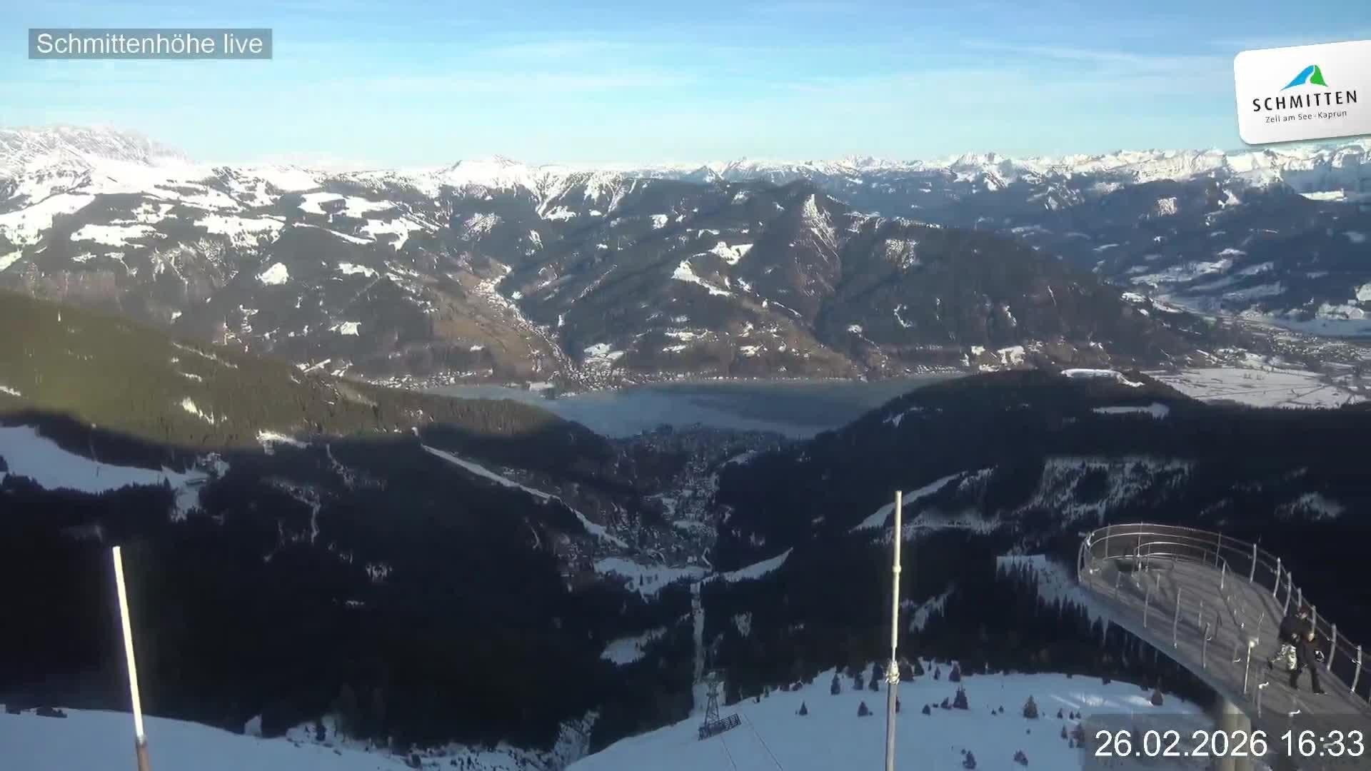 Archived image Webcam View Schmittenhöhe