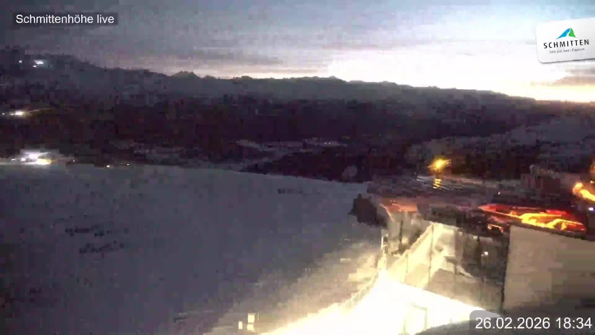 Archived image Webcam View Schmittenhöhe