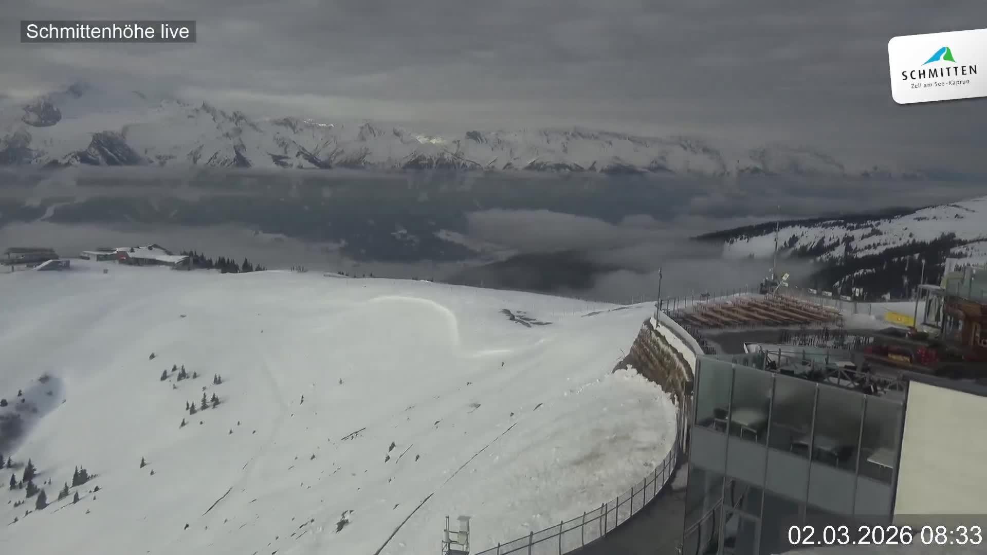 Archived image Webcam View Schmittenhöhe