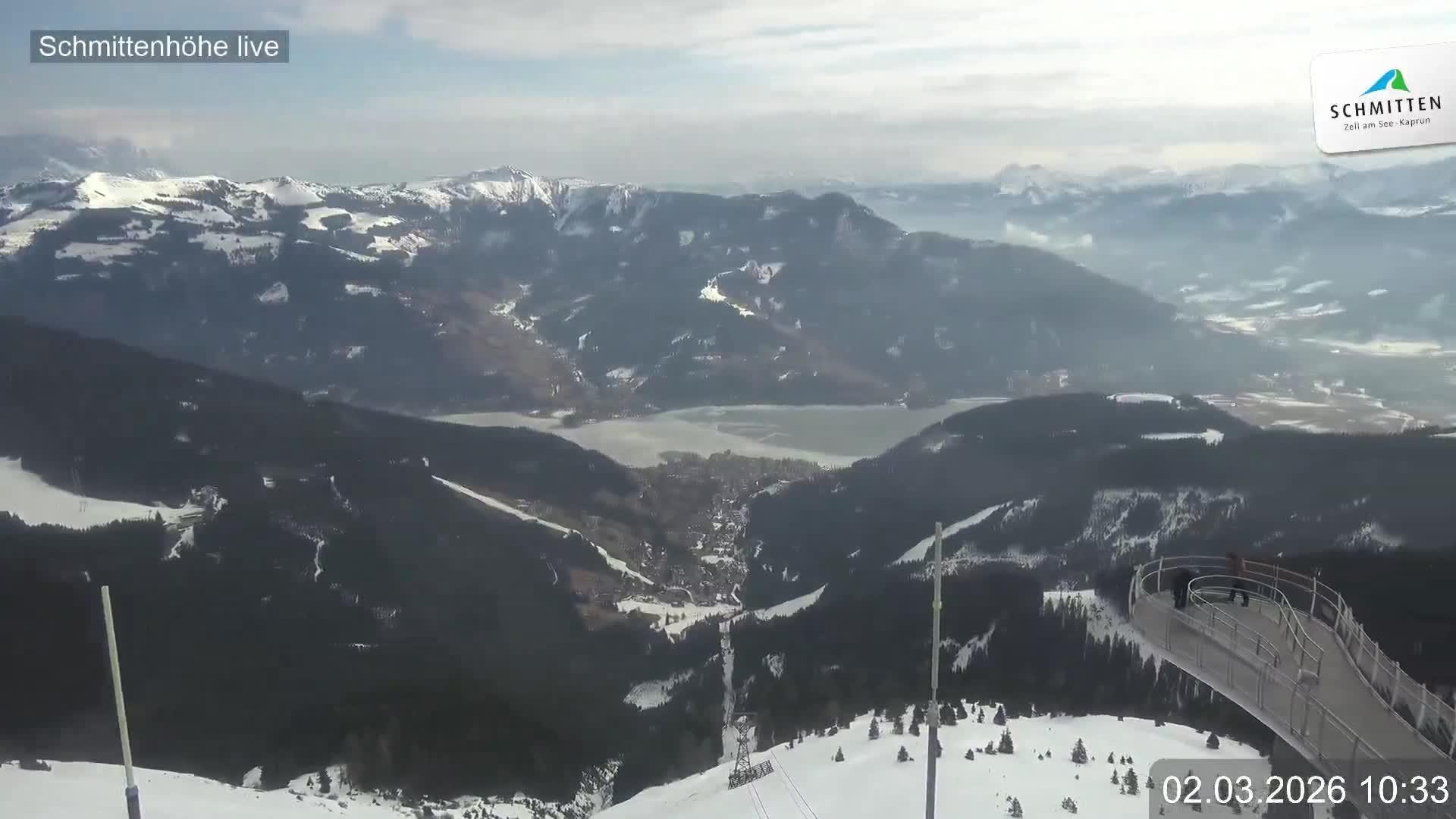 Archived image Webcam View Schmittenhöhe