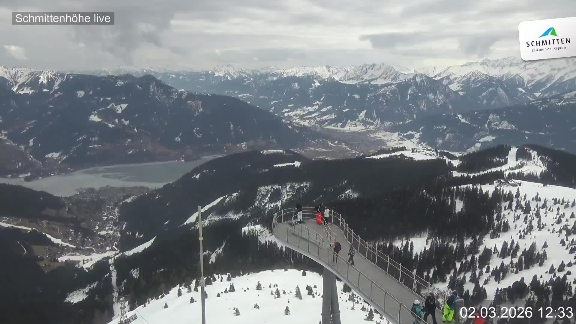 Archived image Webcam View Schmittenhöhe