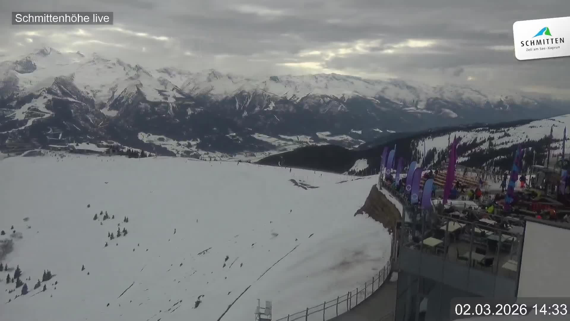 Archived image Webcam View Schmittenhöhe