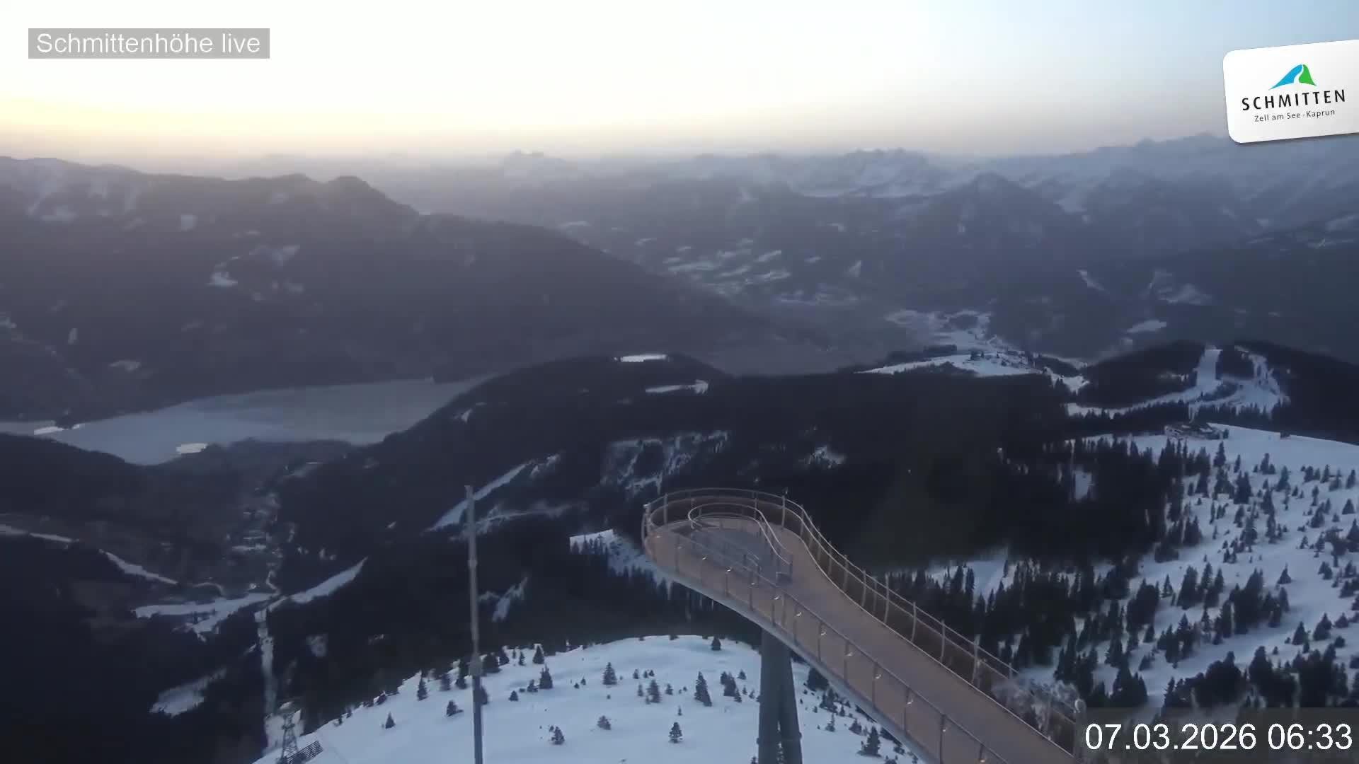 Archived image Webcam View Schmittenhöhe