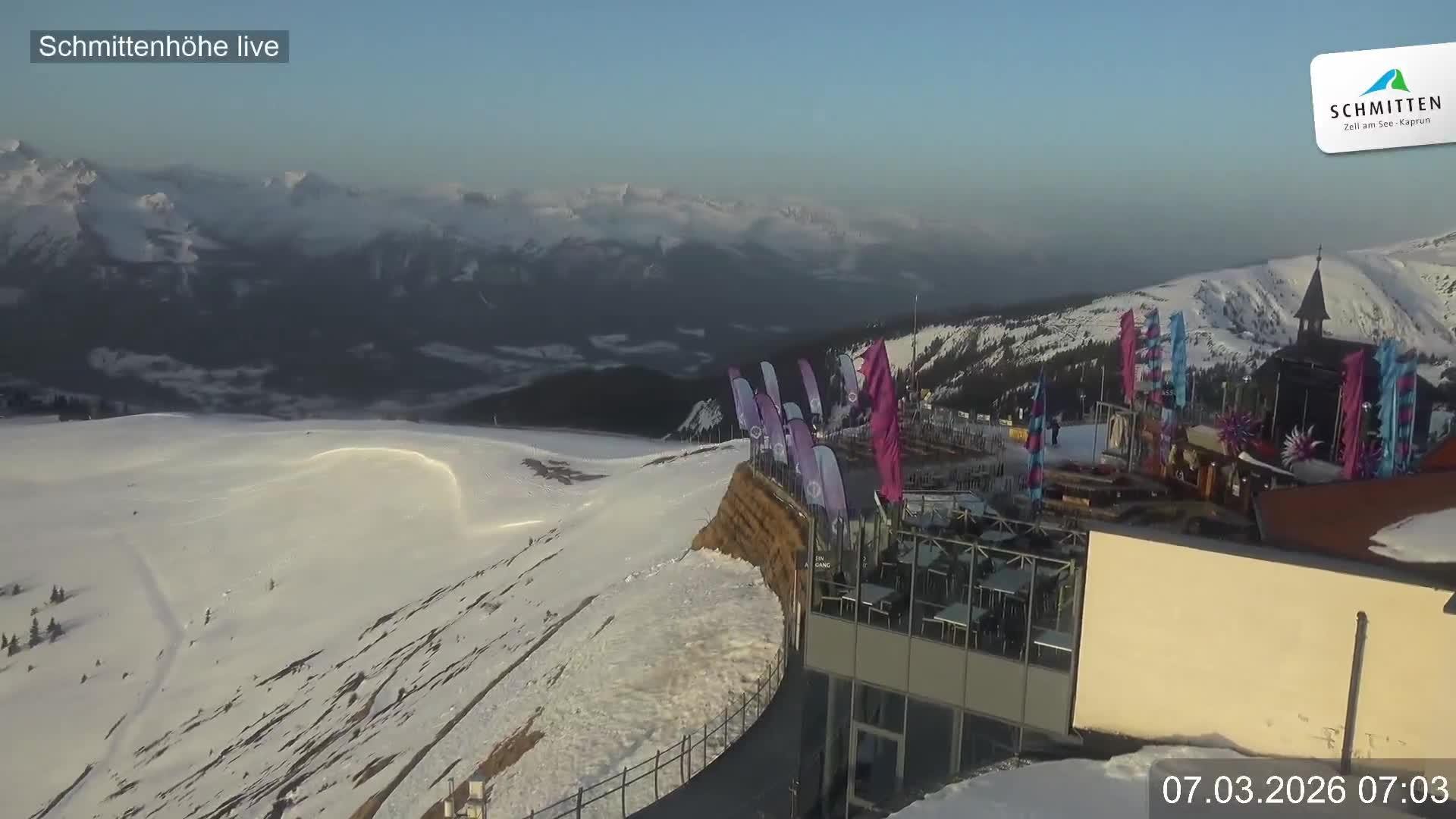 Archived image Webcam View Schmittenhöhe