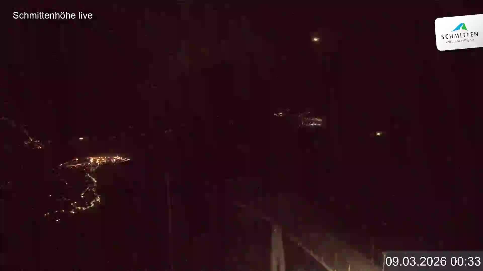 Archiv Foto Webcam Blick vom Gipfel der Schmittenhöhe