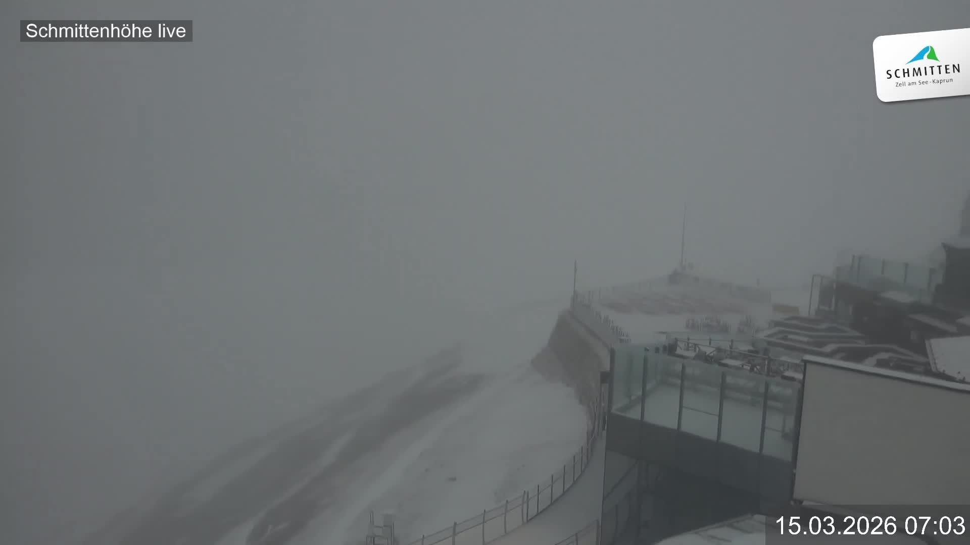 Archived image Webcam View Schmittenhöhe