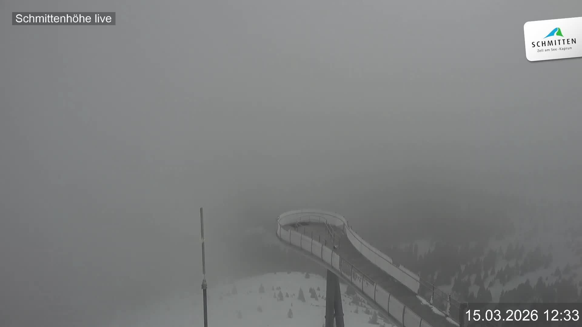 Archived image Webcam View Schmittenhöhe