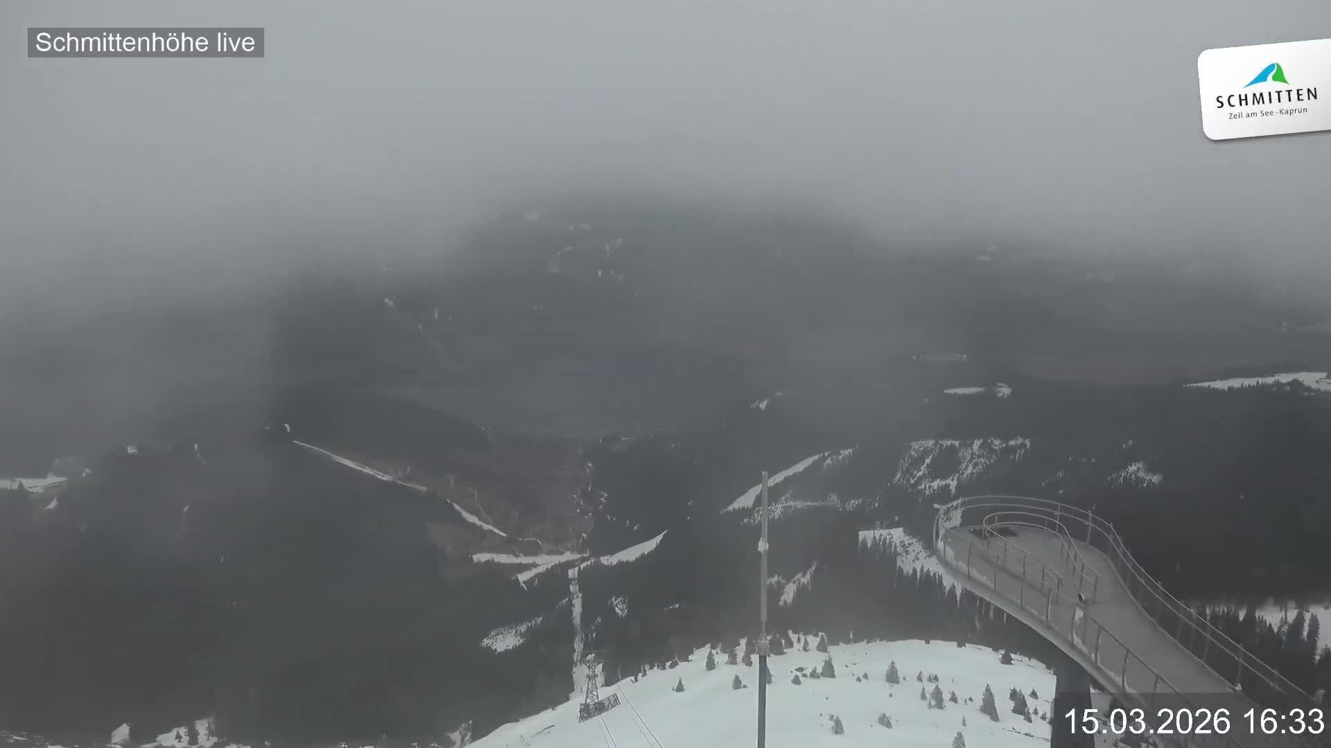 Archived image Webcam View Schmittenhöhe