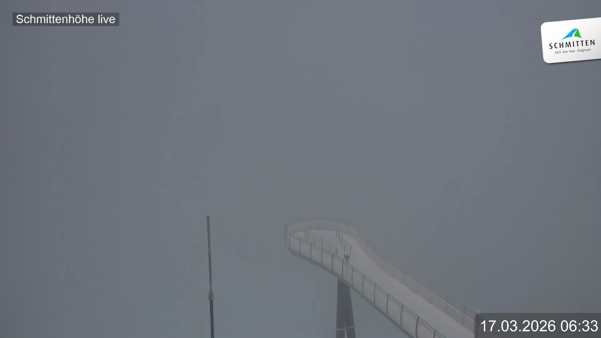 Archiv Foto Webcam Blick vom Gipfel der Schmittenhöhe