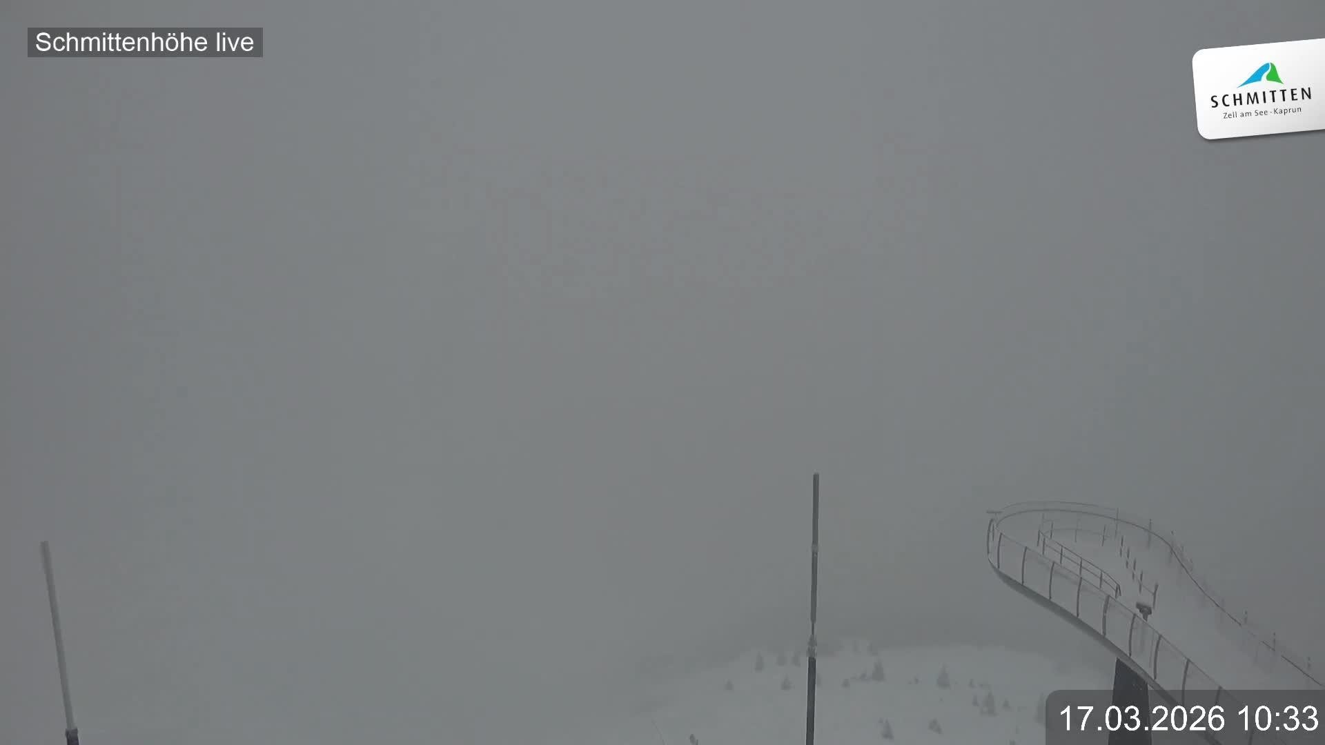 Archiv Foto Webcam Blick vom Gipfel der Schmittenhöhe