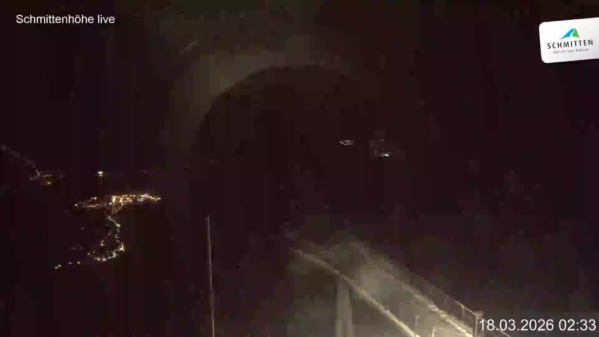 Archiv Foto Webcam Blick vom Gipfel der Schmittenhöhe